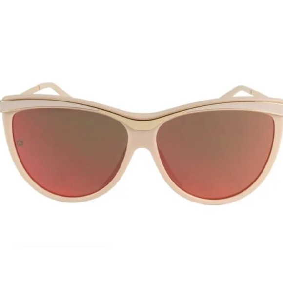 Ellie Saab Sunglasses ES 024/G/S 8KJ3A Acetate Metal Italy Made $885 - Picture 2 of 9